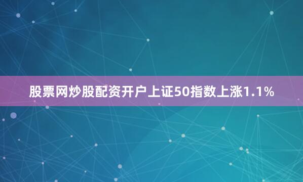 股票网炒股配资开户上证50指数上涨1.1%